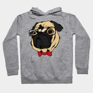 Nerdy Pug Hoodie